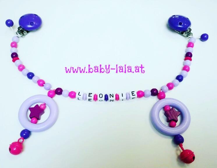 Kinderwagenette mit 2 Motiven, 2 Glöckchen und 2 Midi Ringen