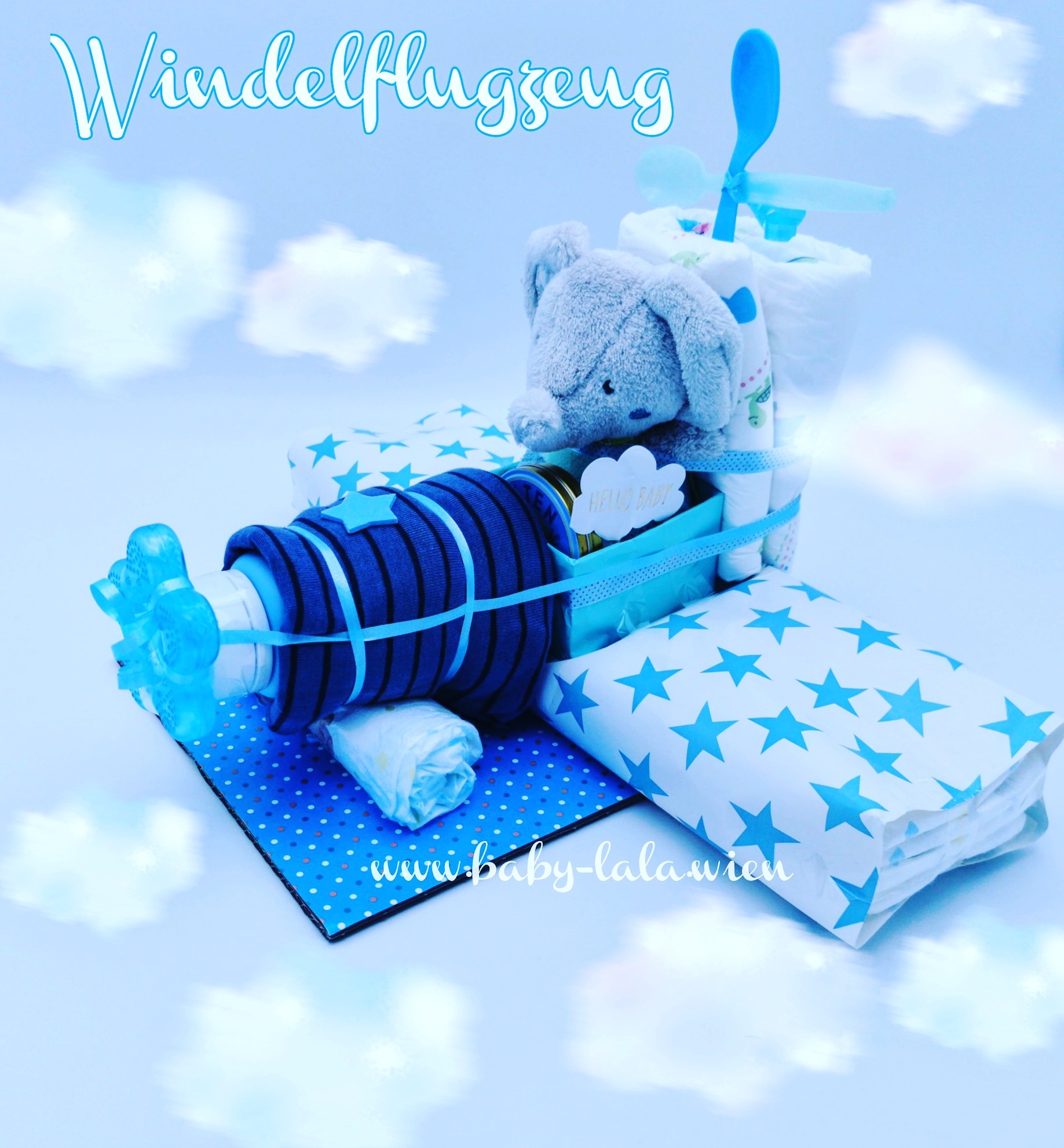 Windeltorte Flugzeug