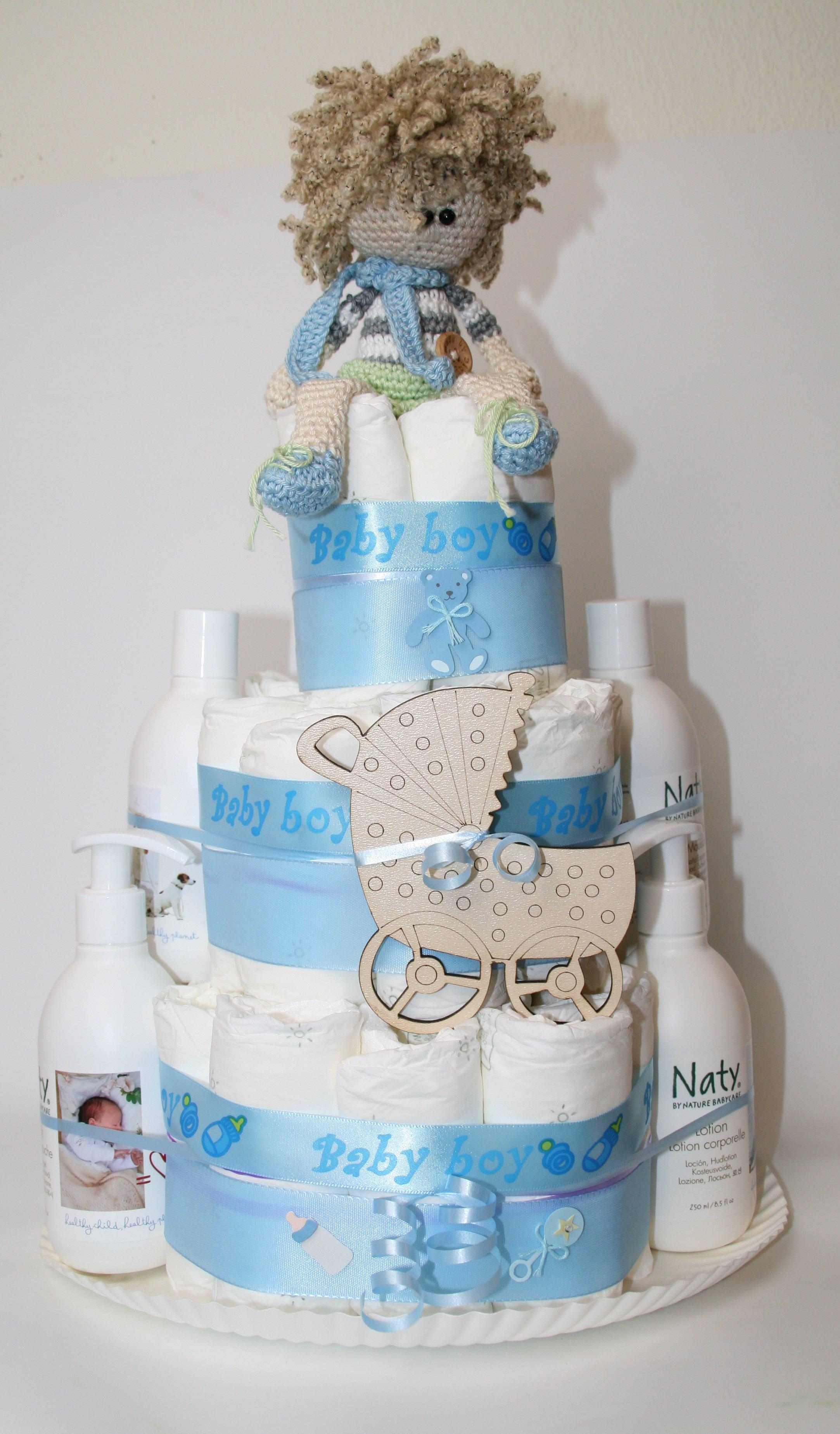 Bio Windeltorte aus 100% BIO - ECO Produkten