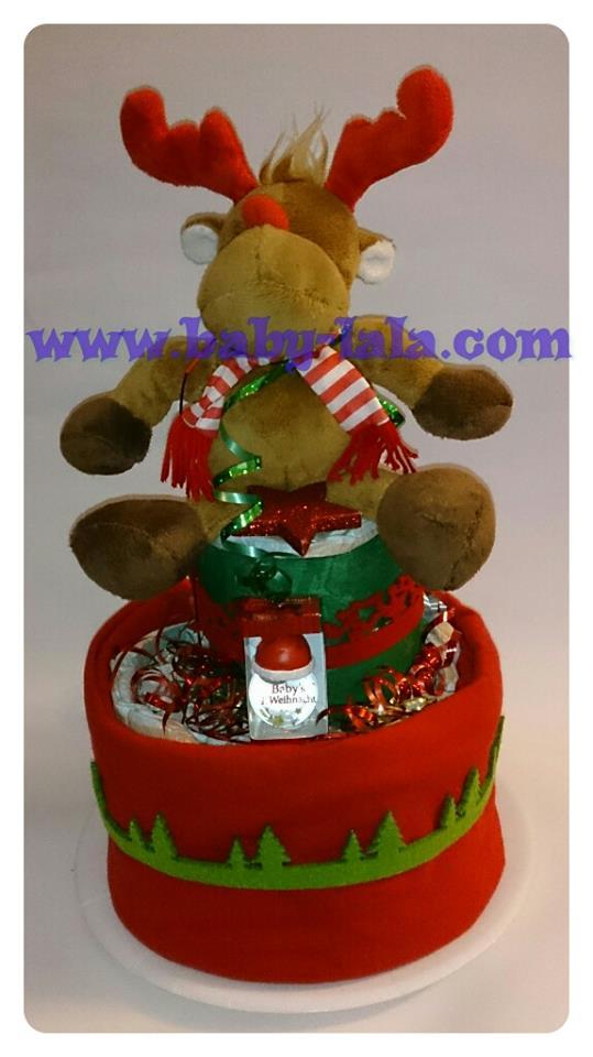 Windeltorte Baby's erste Weihnachten