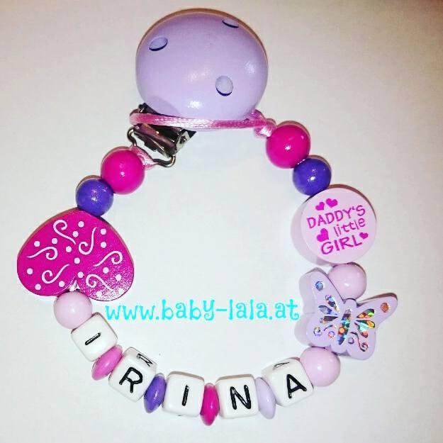Schnullerkette mit 3 Motiven