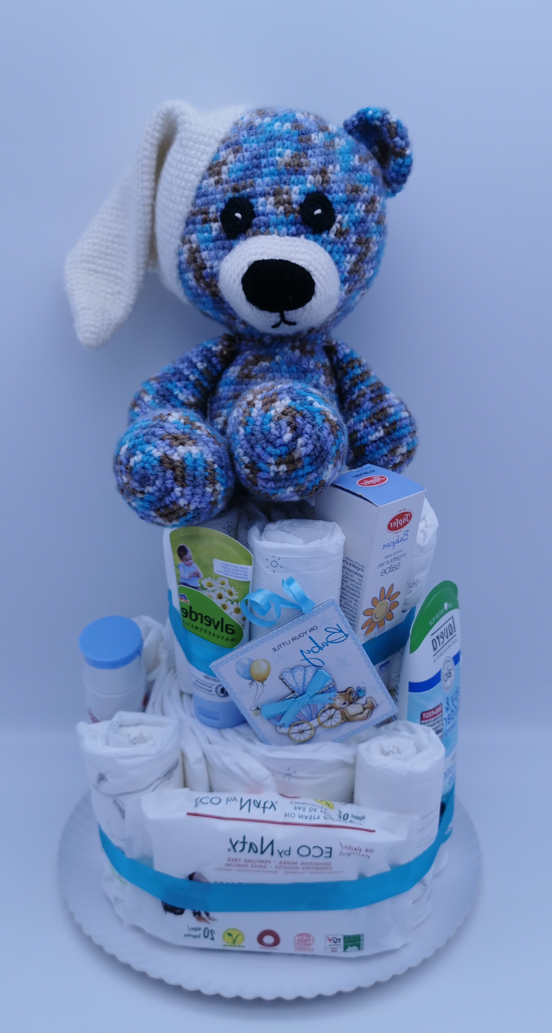 Bio Windeltorte aus 100% BIO - ECO Produkten
