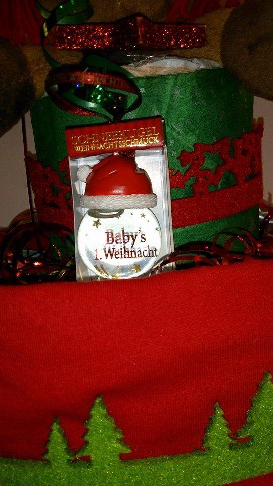 Windeltorte Baby's erste Weihnachten