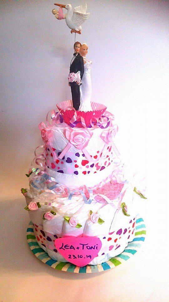 Windeltorte zur Hochzeit