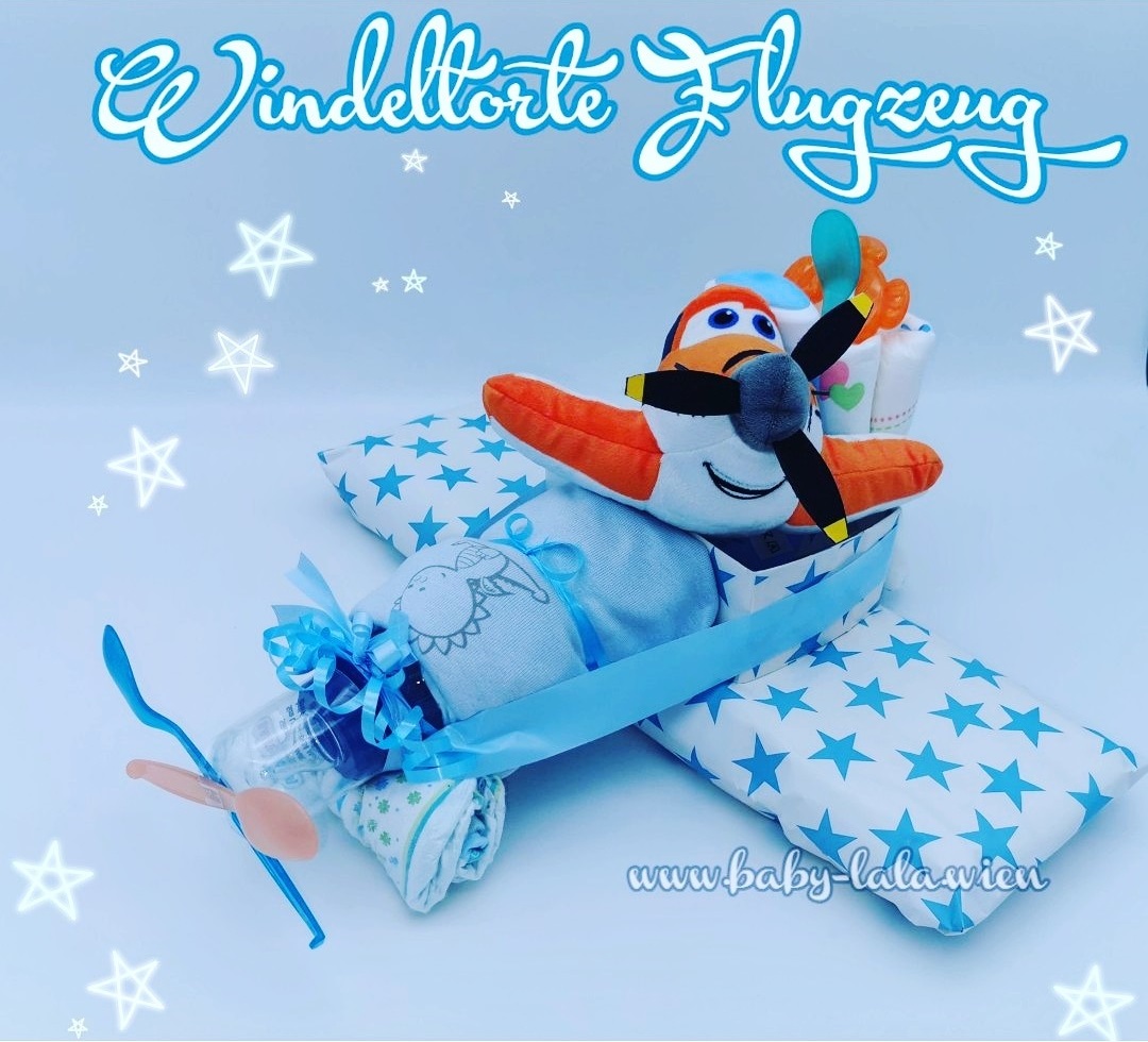 Windeltorte Flugzeug